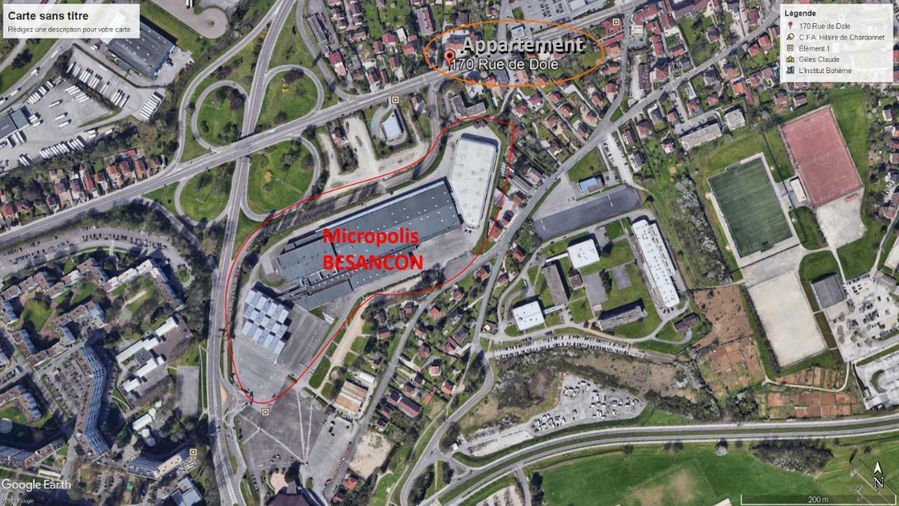 Bnbesak Besancon Micropolis Exteriör bild